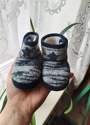 Теплые пинетки для малышей