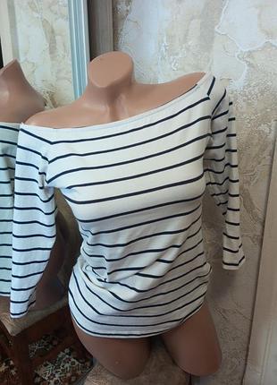 Лонгслив,свитер в полоску