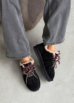 В наявності зимові кеди з подвійною шнурівкою натур замш 36-41р