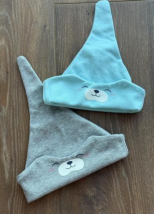 Набір дитячих шапочок для новонародженого