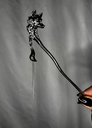 Китайская заколка для волос древесная / канзаши / палочки для волос