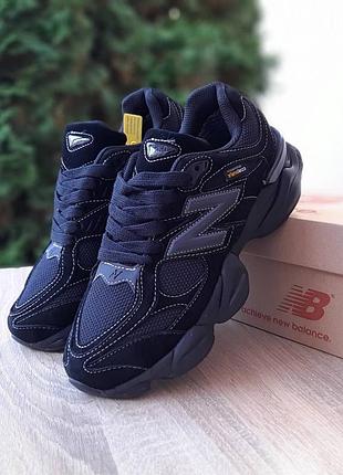 Мужские качественные и стильные кроссовки new balance 9060 черные