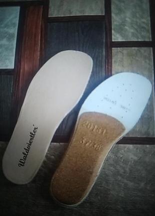 Стелька кожаная ортопедическая