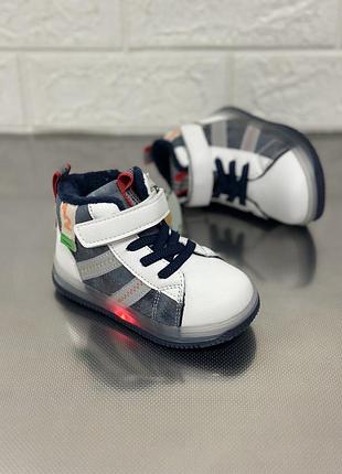 Хайтопи на хлопчика черевики ботінки ботіночки дитяче взуття осінні дитячі черевики