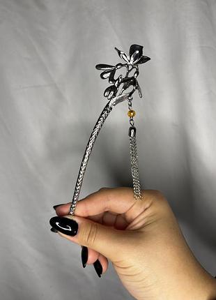 Китайская заколка для волос древесная / канзаши / палочки для волос