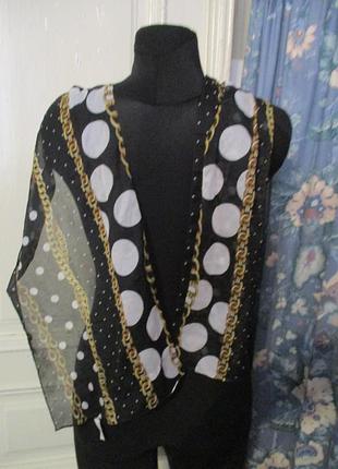 Шарф черного цвета