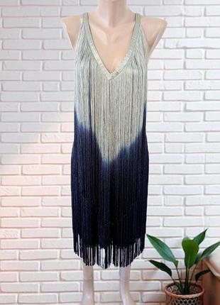 Платье в ретро стиле 20х с бахромой в стиле гетсби phase eight