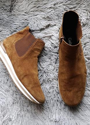 Утепленные ботиночки-челси gabor 9р.