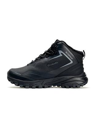 Чоловічі кросівки columbia trailstorm black red fur