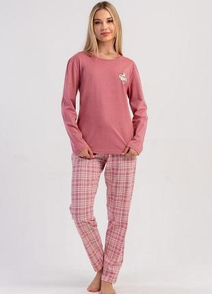 Женская пижама интерлок 503352 vienetta фрезовая