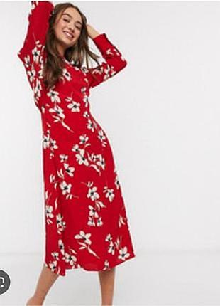 Вискозное платье миди