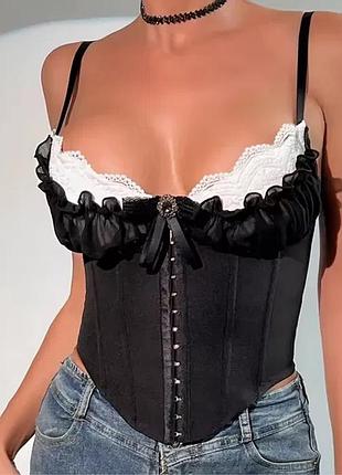 Корсет з імітацією білизни м