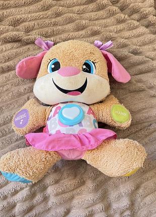 Умный щенок сестричка