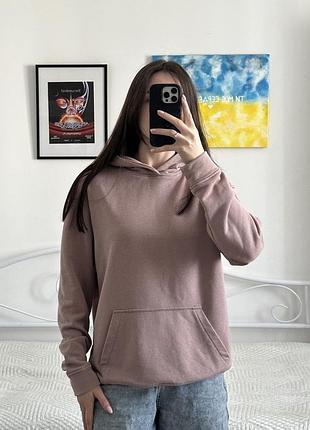 Жіноче худі з капюшоном кофта унісекс рожевий светр з капішоном