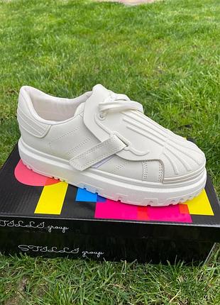 Женские кроссовки dioru, a139-5, бежевые