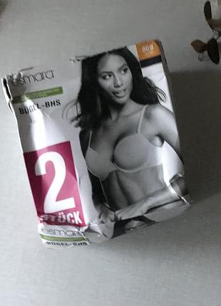 Эсмара! женский бюстгальтер белый, германия 80 b