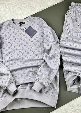 Спортивний костюм чоловічий сірий осінній весняний літній