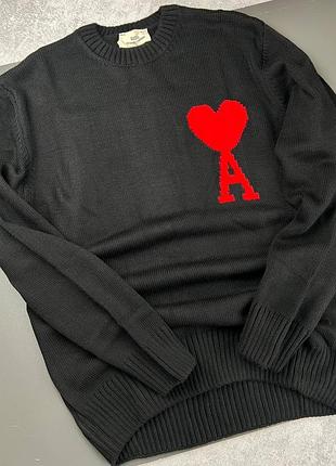 Свитер мужской черный осенний весенний зимний