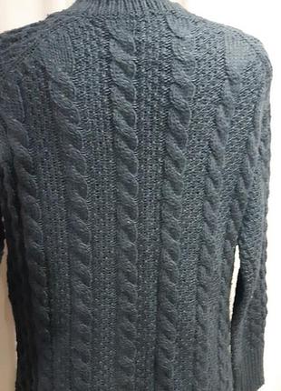 Кардиган темно-синий zara knit 7