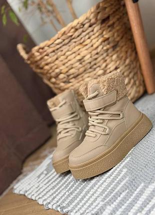 Зимові  черевики для дівчаток від tm clibee