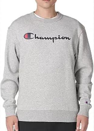 Ідеальний світшот champion (s) — класичний сірий, crew neck, оригінал, вінтаж 80-ті роки