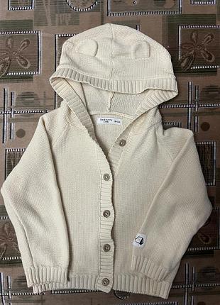 Тепла кофта з капюшоном