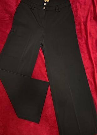 Классические палаццо бренда etol (оригинал)туречна, 42, легкая струящаяся ткань, элегантные, современные, с карманами и шлюфками под поясок. новые с этикеткой.