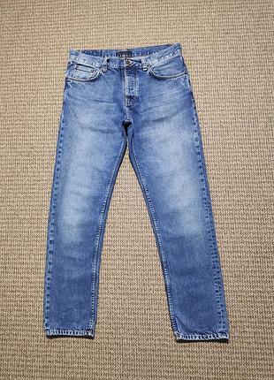 Nudie jeans steady eddie ii far out джинсы regular tapered оригинал (w34 l32)