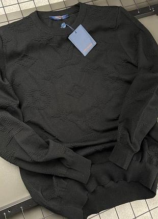 Свитер мужской черный осенний весенний зимний
