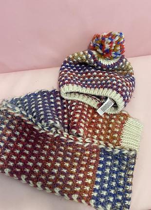 Дитячий комплект шапка шарф