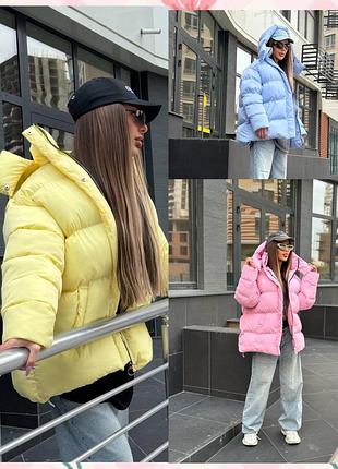 Жіноча зимова куртка пуффер