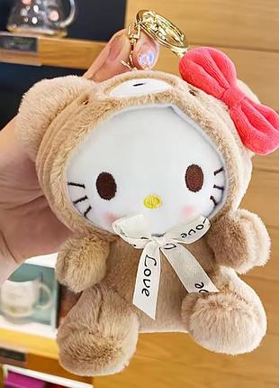Милая игрушка-брелок хелло котти hello kitty, 12 см, новые