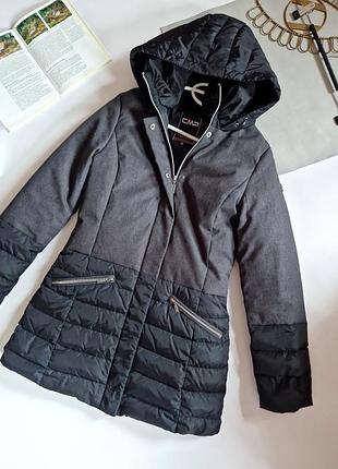 Cmp брендовый пуховик куртка пальто р хс оригинал пух шерсть мембрана

длина 82
пог 49
пот 44
поб 55
рукав 63,5