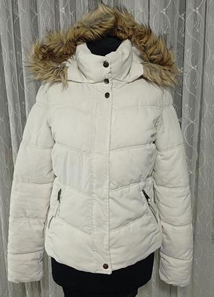 Фирменная зимняя куртка bershka 44р