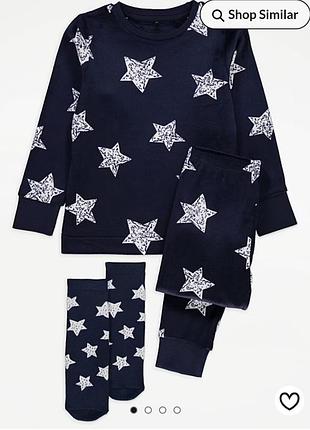 Набор пижамка + носочки, пижамка george