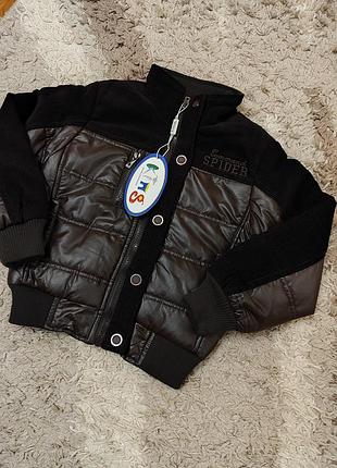 Куртка -бомбер демисезонная, размер 98-104