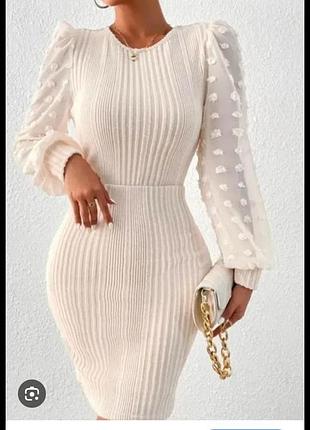 Сукня в рубчик