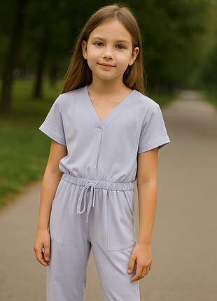 Комбінезон zara для дівчинки 11–14 років | легкий літній лук