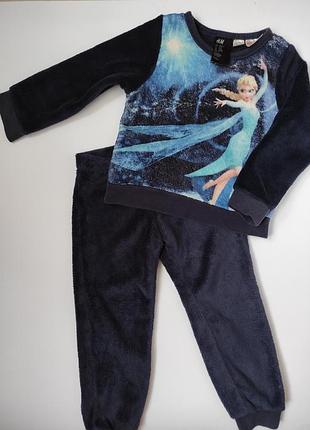 Фирменный теплый плюшевый костюм анна и эльза, холодное сердце, оригинал