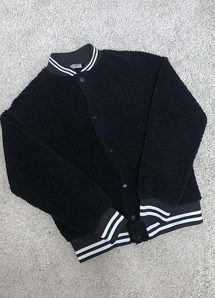 Неймовірний жіночий бомбер/шерпа від plus posh ідеальнйи стан!