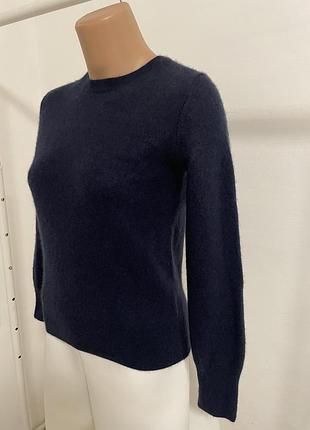 Светер темно синій кашеміровий 2