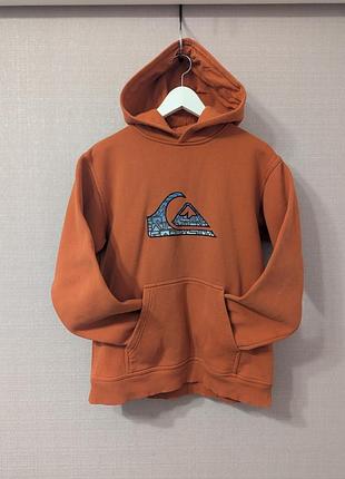 Худи quiksilver teen 16 (укр 40–42) - терракотовый, 80% хлопок, франция