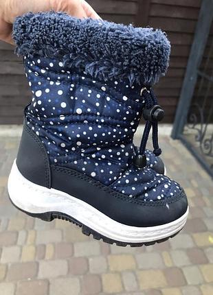 Зимние ботинки девочке