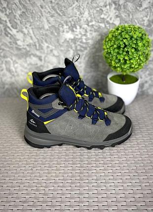 Quechua waterproof ботинки 39 размер трекинговые серые оригинал