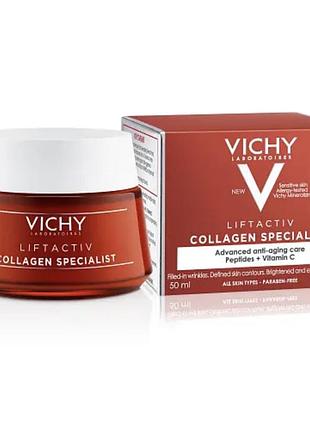 Антивіковий крем-догляд vichy (віші) liftactiv collagen specialist