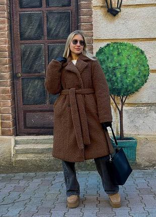 Стильна шубка оверсайз туреччина