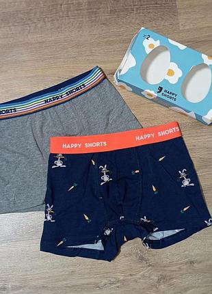 Хлопковые боксеры в упаковочке