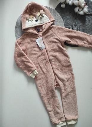 Тепла махрова піжама кігурумі чоловічок kiabi