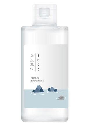 Зволожуючий тонер round lab 1025 dokdo toner 200 ml
