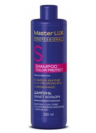 Шампунь master lux professional сolor protect для фарбованого волосся захист колору 250 мл
